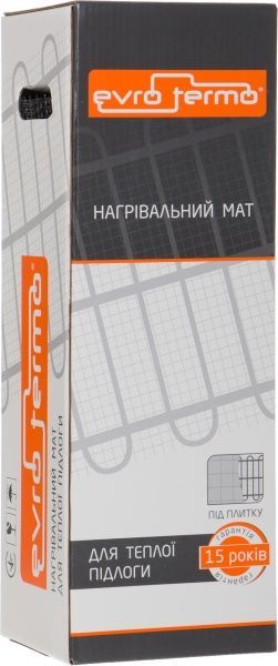 Нагревательный мат Evro-Termo 150, 0,9 кв.м