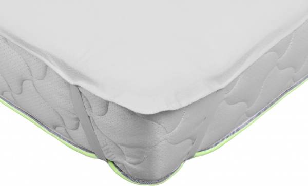 Наматрацник Songer und Sohne водонепроникний із гумкою сірий 180x200 см 
