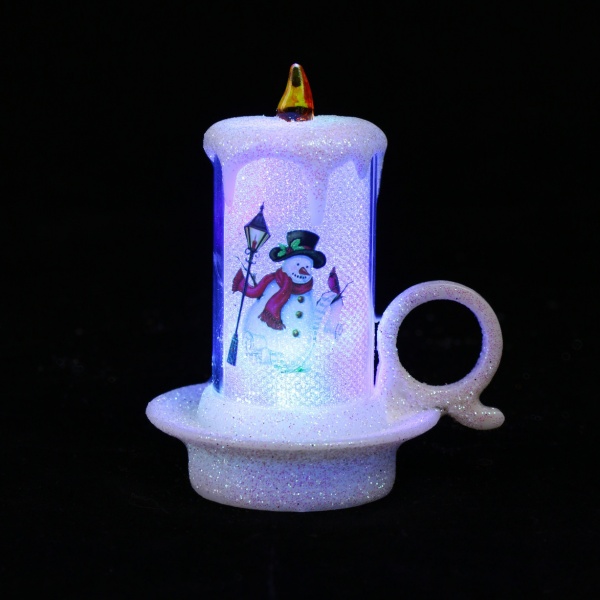 Свічка світлодіодна новорічна на підставці LZ-0811 світлодіодна (LED) 