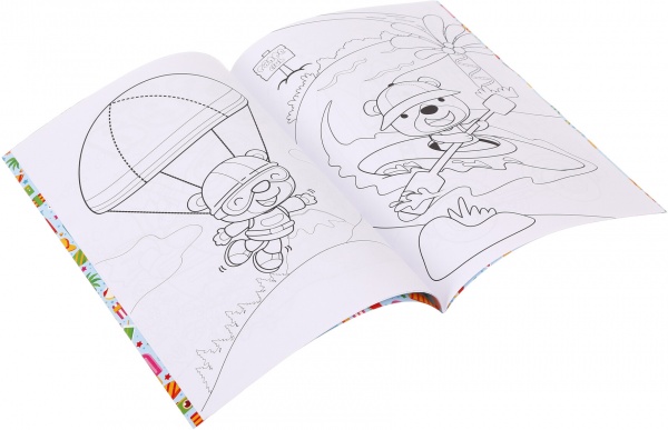 Раскраска Art studio of happiness 210х297 мм в ассортименте