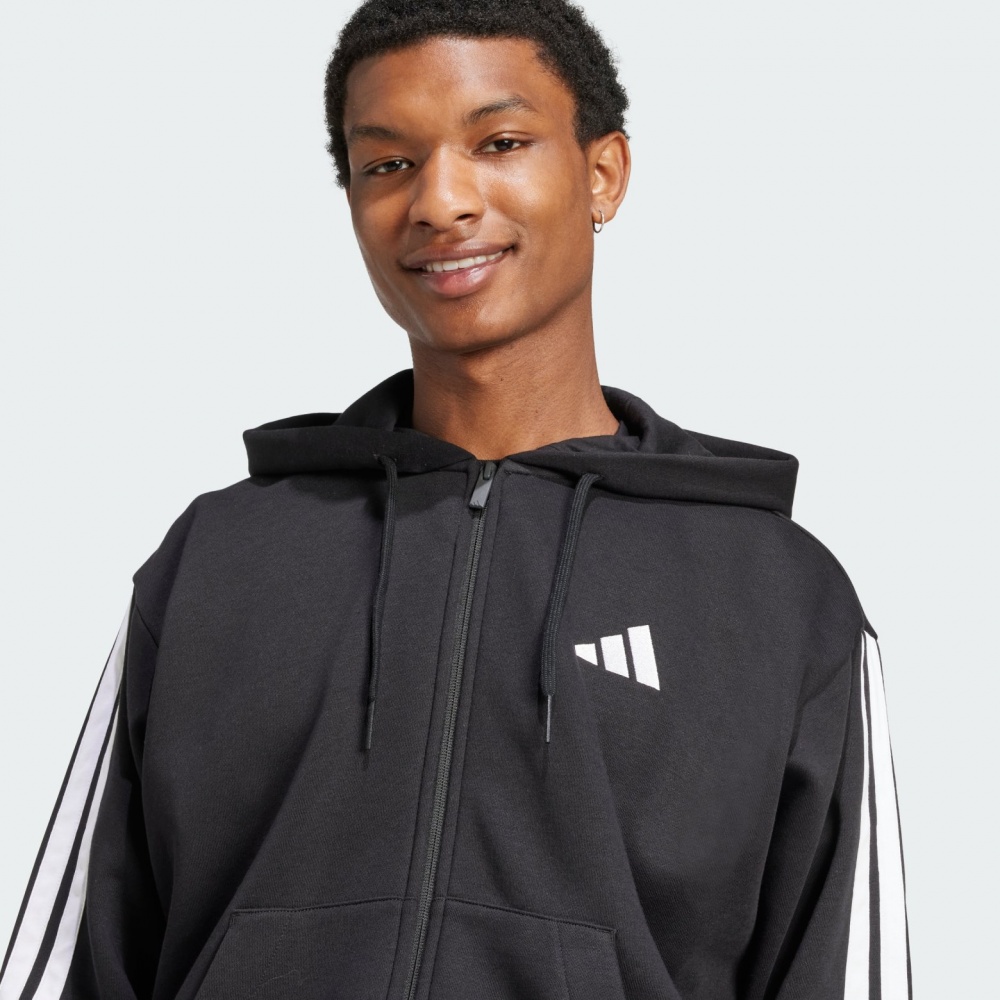 Джемпер Adidas M 3S FL FZ HD JD1870 р.2XL чорний