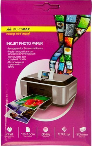 Фотопапір глянцевий 10х15см 20 аркушів BM.2230-6020 Buromax