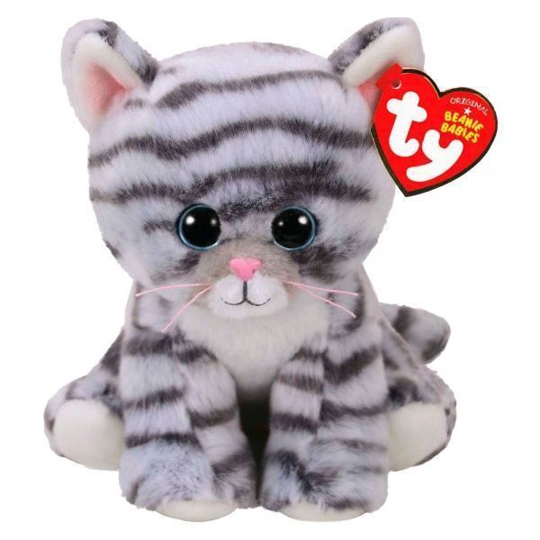 Мягкая игрушка TY Beanie Babies Серый котик Millie 15 см