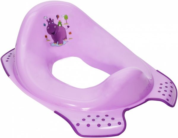 Накладка на унитаз Prima Baby HIPPO лиловая 8650.509(KK)