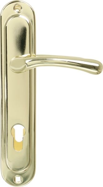 Ручка на планке Bruno 910K6 85 мм золото