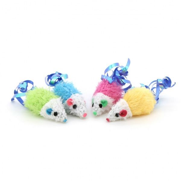 Игрушка для котов Lilli Pet Супер мышка 6 см 3 шт. 20-7040