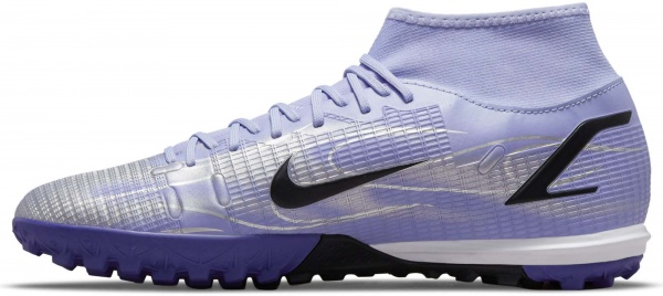 Сороконожки Nike Mercurial Superfly 8 Academy KM TF DB2868-506 р.US 7 разноцветный