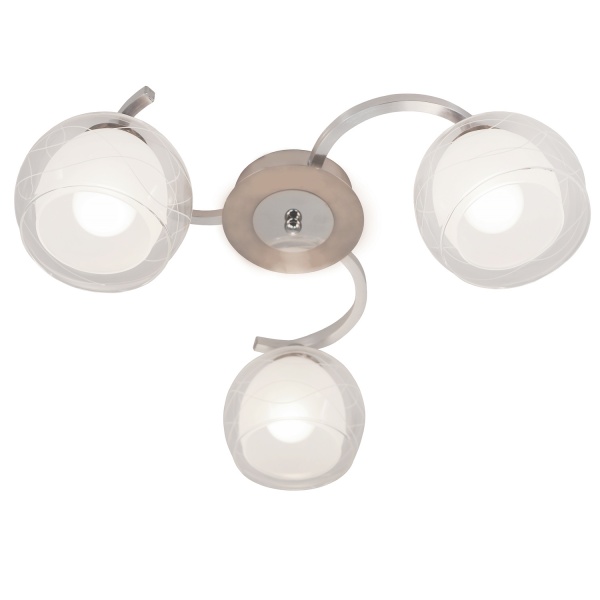 Светильник потолочный Victoria Lighting 3x60 Вт E27 алюминий Kelly/PL3 