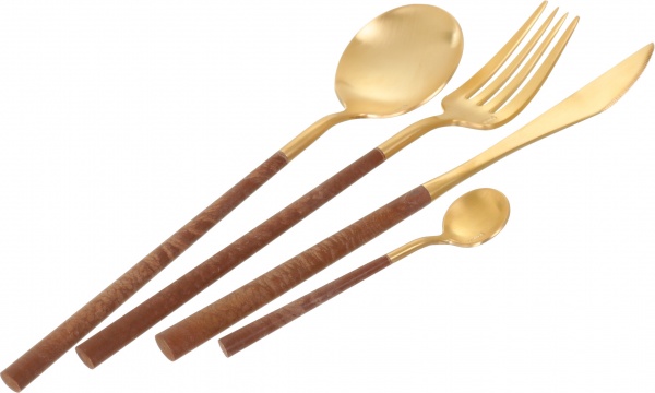 Набір столових приборів Neo Wood 24 предмети Belo Inox