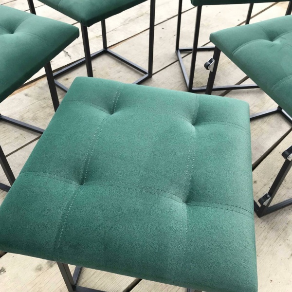 Пуф-трансформер 5 в 1 из велюра зеленый 