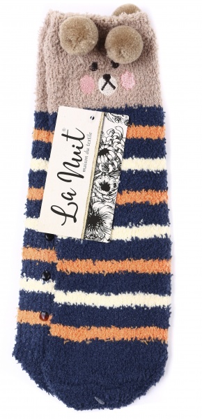 Шкарпетки жіночі La Nuit Тедді р.one size синій 1 шт.