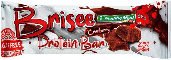 Протеїновий батончик Healthy Meal Brisee з журавлиною 35 г