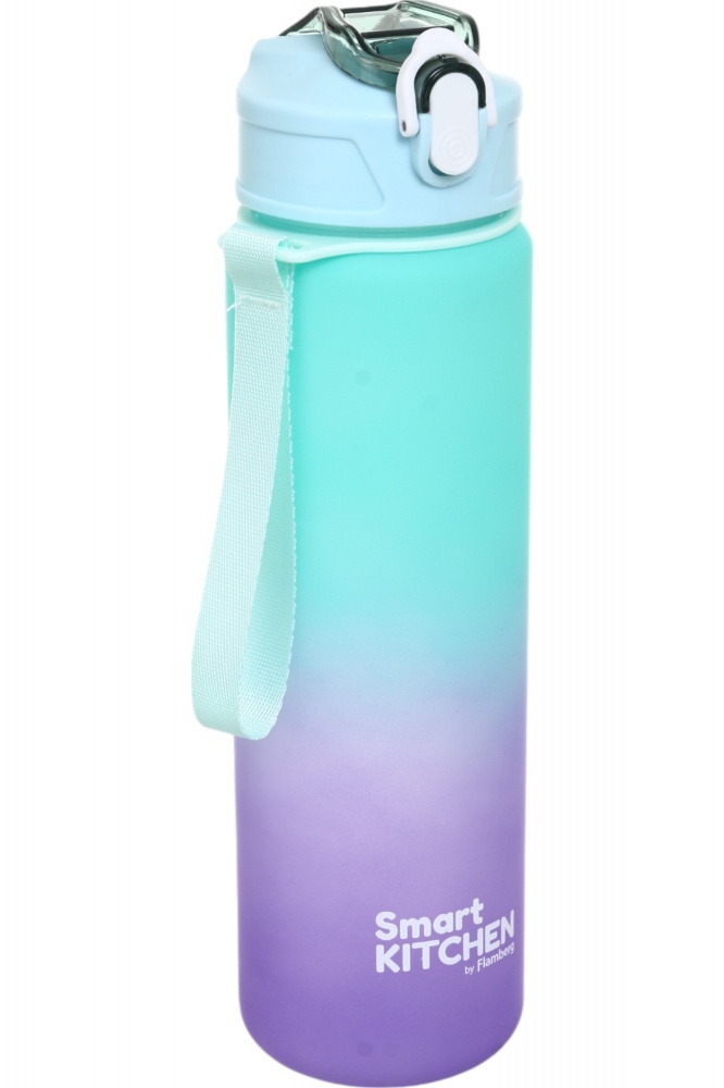 Бутылка для воды Smart Kitchen by Flamberg Gradient 750 мл фиолетово-голубой