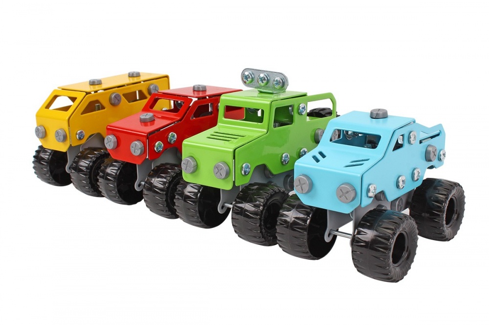 Конструктор металлический ТехноК 4 трака 9956