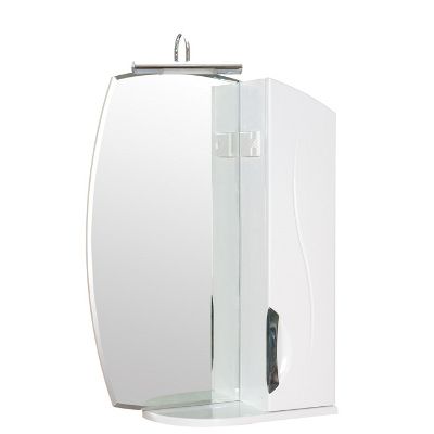 Шафка з дзеркалом Аква-Родос Глорія ZGLP55P 55x82 см