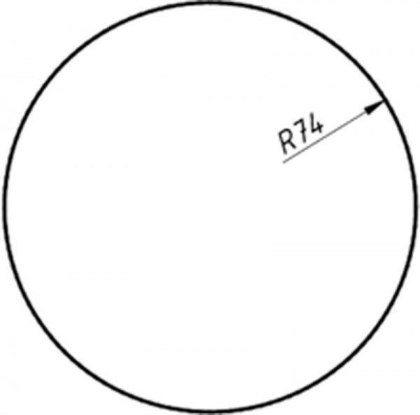 Заглушка конька QUEENTILE Terra-Cotta кругла 