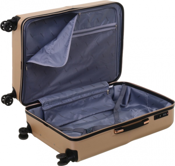 Чемодан 94 л золотистый LS22100 68х48х39 ABS 