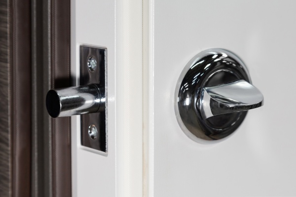 Двері вхідні Revolut Doors В-83 модель 184 венге сірий горизонт / білий 2050x950 мм ліві