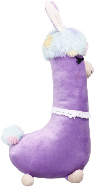 Подушка-обіймашка Лама 22x47 см бузковий Гулівер Країна 