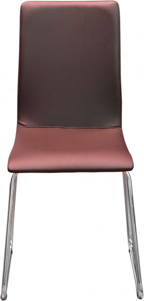 Стілець обідній Nowy Styl Sofi CFS chrome (BOX-4) ECO-31 коричневий/хром