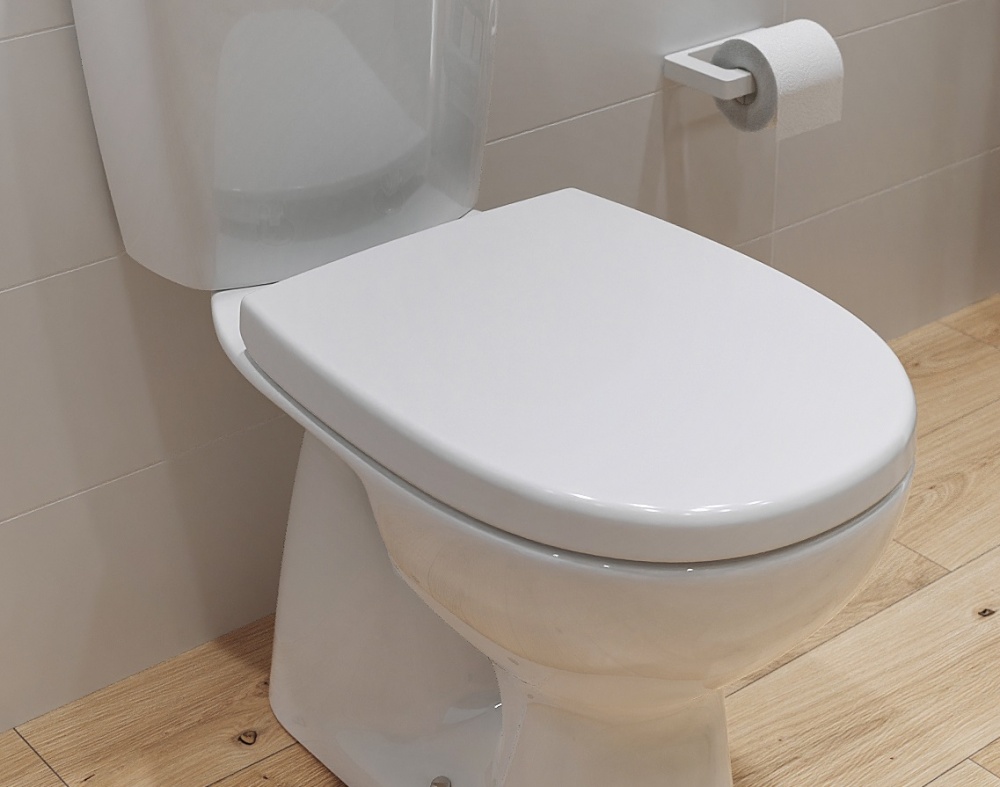 Сиденье для унитаза Cersanit Сидение для унитаза Cersanit Arteco дюропластовое с плавным закрыванием и функцией простого снятия.