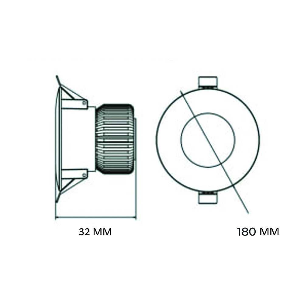 Светильник встраиваемый (Downlight) HOROZ ELECTRIC ALEXA-24 3CCT 24 Вт 3000-4000-6500 К белый 016-048-1024-010