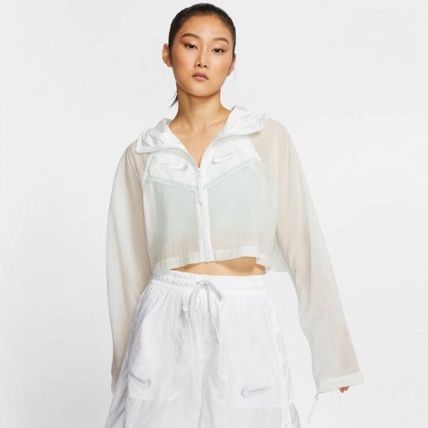 Куртка Nike W NSW JKT UP IN AIR CT0764-083 р.XS белый