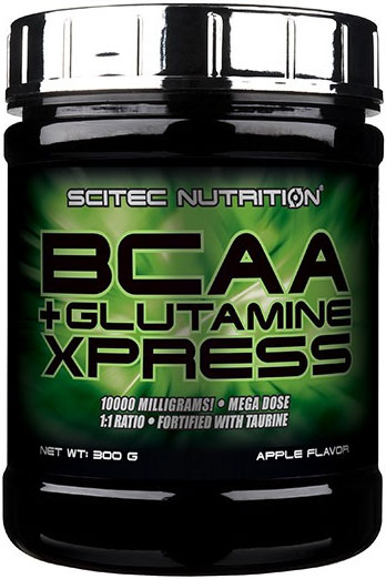 Аминокислоты Scitec Nutrition BCAA + Glutamine Xpress лайм 300 г 