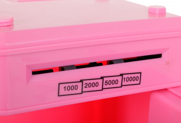 Сейф-скарбничка електронний дитячий стандарт рожевий OTE0648259/pink