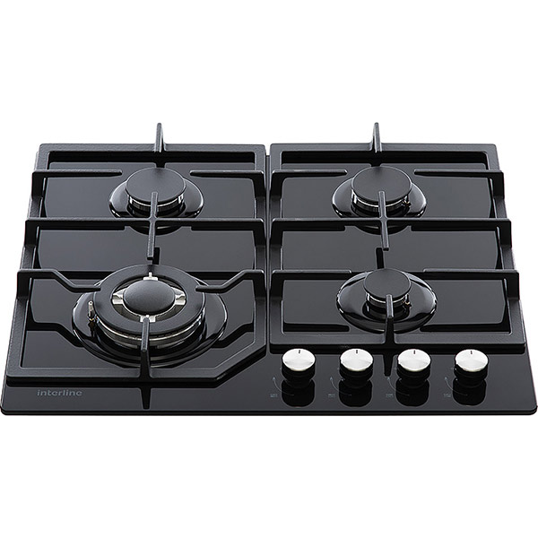 Варильна поверхня газова Interline TQ 6499 BK