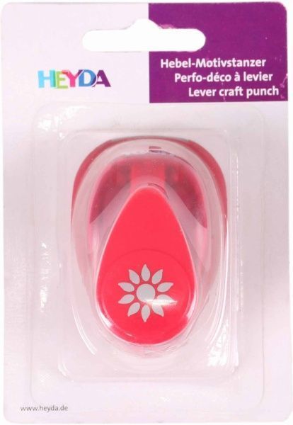 Фигурный дырокол Цветок 4 х 1,6см Heyda