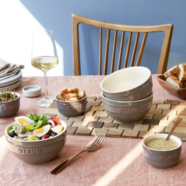 Набір мисок керамических Collection Ceramique 4 предмета серый 40508-148-0 Staub