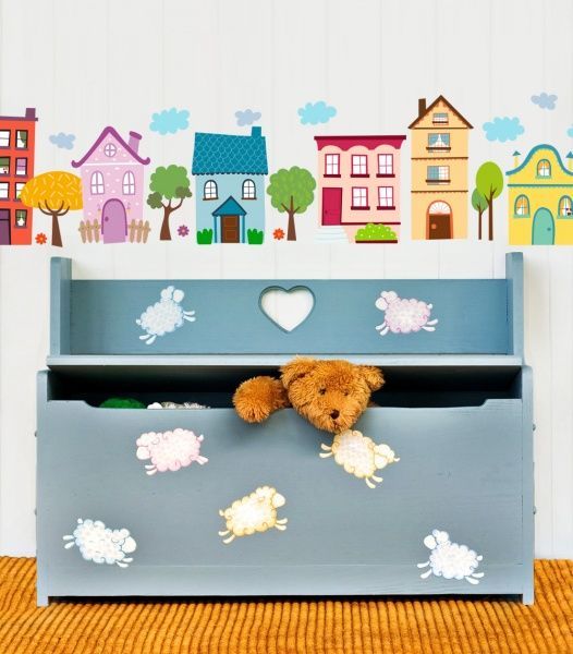 Декоративная наклейка Design stickers Город 59.4x42 см