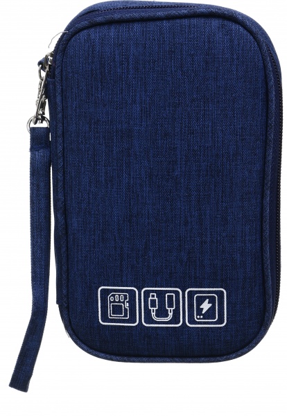 Органайзер для цифрових аксесуарів, комплектуючих 18.5х11.5х4.5 cм синій RH532n 