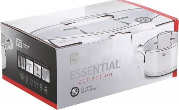 Каструля з кришкою Essential 2,1 л Premium Flamberg Premium