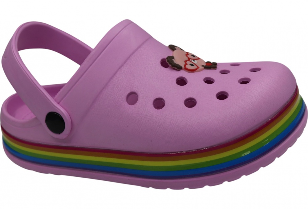 Сабо для девочек HW р.32 розовый (B012)