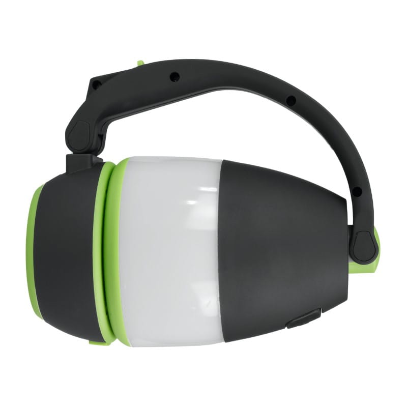 Фонарь аккумуляторный DPM LED SP0414 180 Lm черный с зеленым