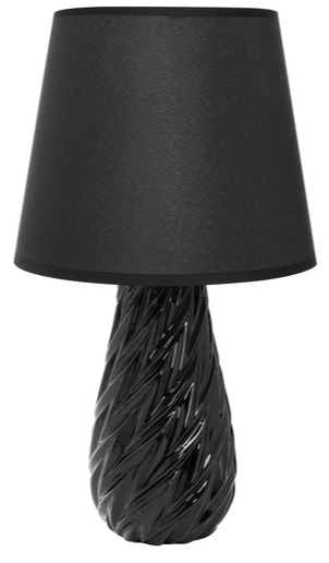 Настольная лампа декоративная Zuma Line 1xE14 черный 1271-BL 