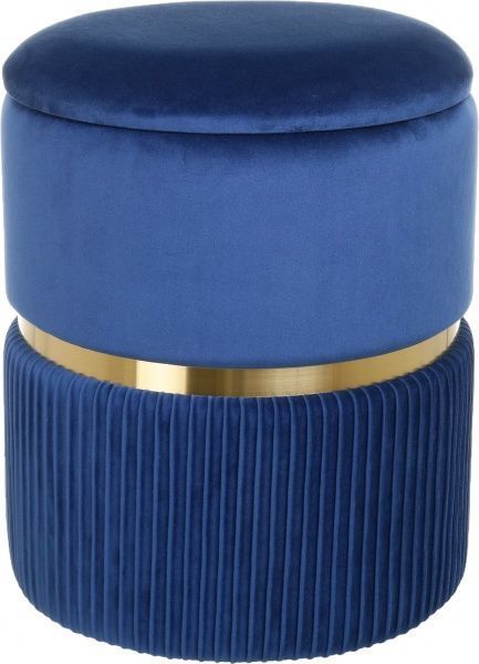 Сундук-пуф Bernard 31,5х31,5х38 см синий 