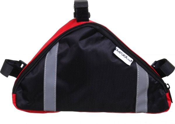 Сумка велосипедна MaxxPro BSE101-Rd чорна з червоним 