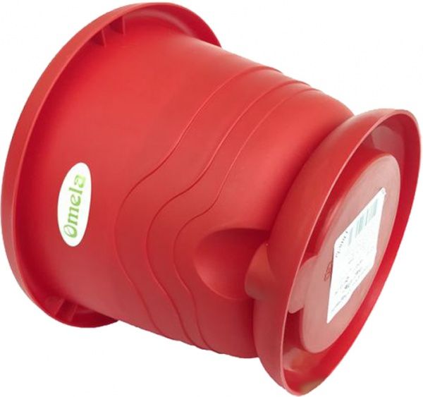 Горшок пластиковый Омела Омела Пастель 1,6 литра круглый 1,6л паприка 