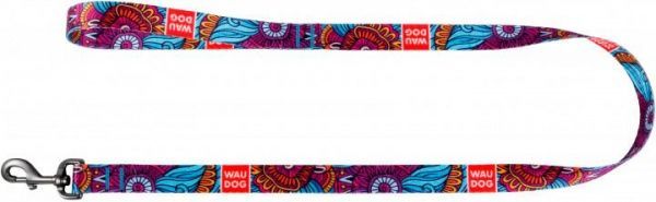 Поводок WAUDOG Nylon с рисунком Лето 2х122 см