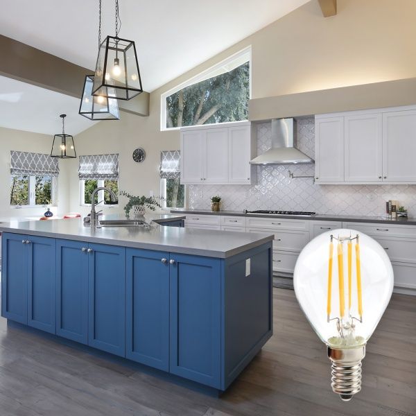 Лампа світлодіодна LightMaster FIL Deco 4,5 Вт E14 2700 К 220 В прозора LB-657 P45 4.5W E14 2700K 