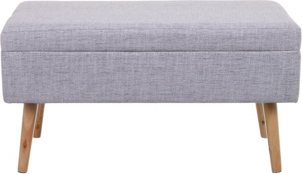 Скриня-пуф Robert 80х39,5х40 см сірий 