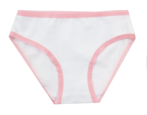 Трусы для девочки Luna Kids с персиковым кантом р.146-152 белый 