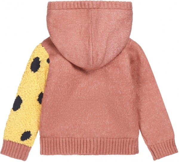 Кардиган для дівчинки Dirkje р.98 рожевий із жовтим U44366-35 