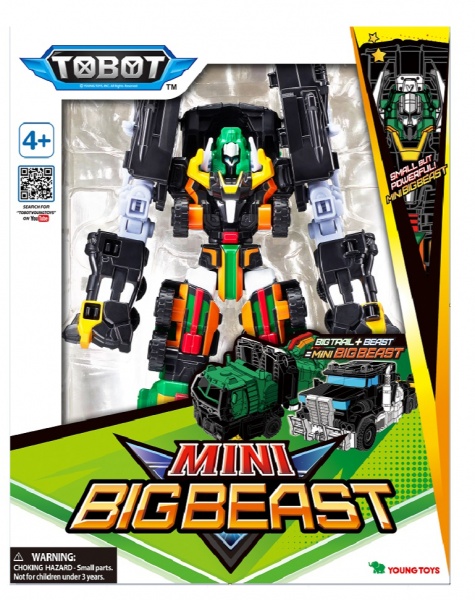 Игрушка-трансформер Tobot Детективы Галактики мини Биг Бист 301101 