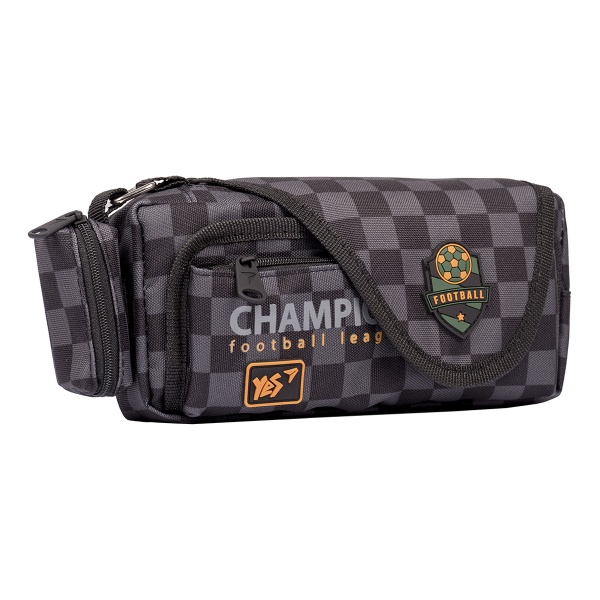Пенал шкільний Football YES різнокольоровий принт