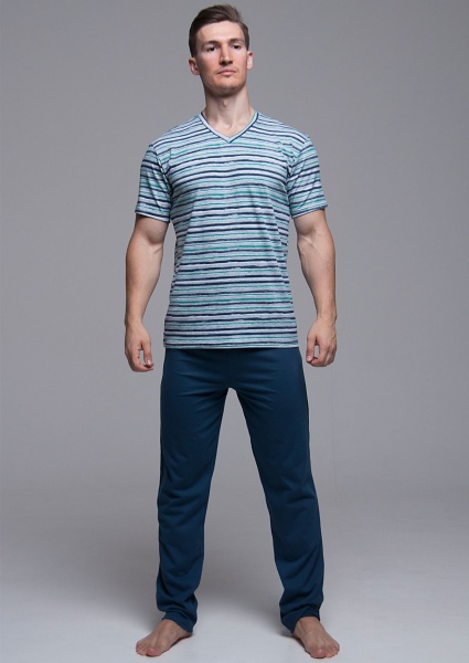 Пижама мужская Roksana №653/16013 р. 44 синий