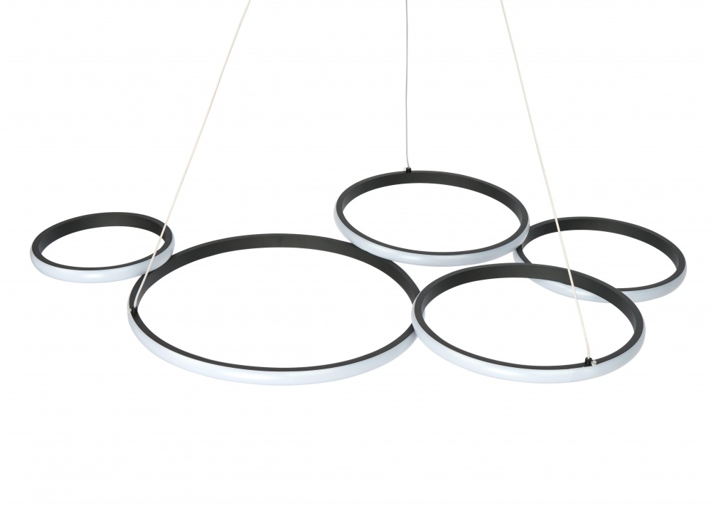 Люстра підвісна Berger 1x58 Вт LED-модуль чорний 7023-PL-58 Black